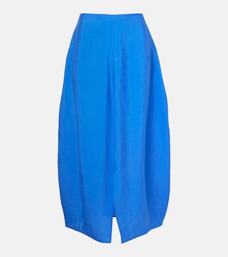 Falda larga Parachute en mezcla de seda | Toteme