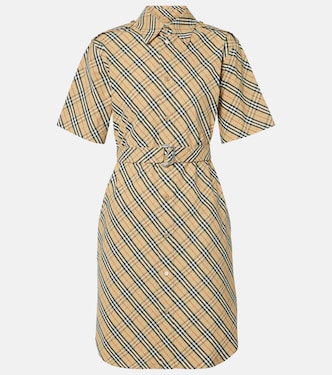 Burberry Check cotton shirt dress | Burberry
