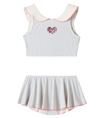 Gina striped embellished bikini | Konges Sløjd