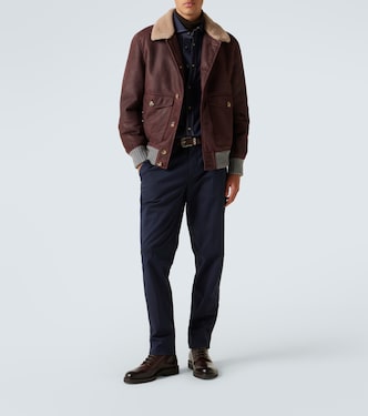 Lederjacke | Brunello Cucinelli