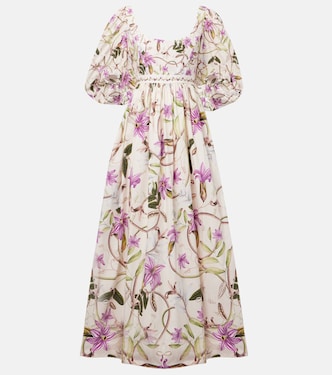 Bedrucktes Maxikleid Viviane aus Baumwolle | Agua by Agua Bendita