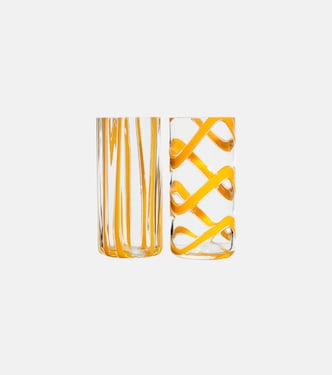 Set de 2 vasos altos Cyrcus de vidrio | NasonMoretti