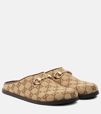Mules con pelle GG | Gucci