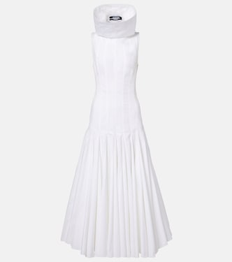 Triana cotton poplin midi dress | Jacquemus