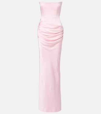 Draped bustier gown | Alex Perry