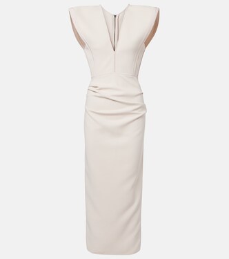 Wingtip draped midi dress | Maticevski