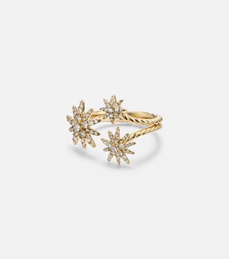 Ring Starburst aus 18kt Gelbgold mit Diamanten | David Yurman
