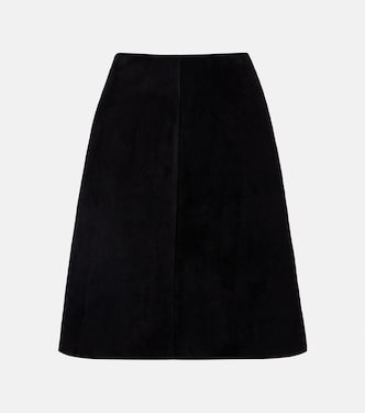 Suede midi skirt | Toteme