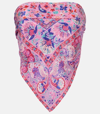 Menno printed silk top | Rixo