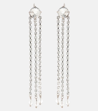 Crystal-embellished earrings | Miu Miu