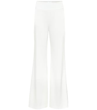 Pantalon évasé en crêpe | Galvan
