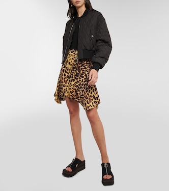 Cheetah-print mini skirt | Stella McCartney