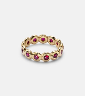 Bague d’éternité Nesting Gem en or 18 ct et rubis | Octavia Elizabeth