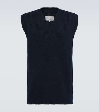 Donegal wool and cashmere tabard vest | Maison Margiela