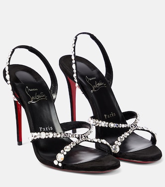 Sandali Emilie in pelle con cristalli | Christian Louboutin