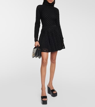 Patent leather platform wedge mules | Alaïa