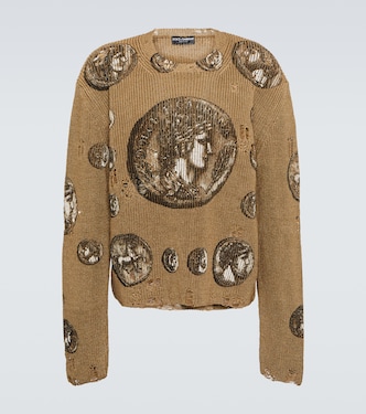 Pull en lin Imprimé | Dolce&Gabbana