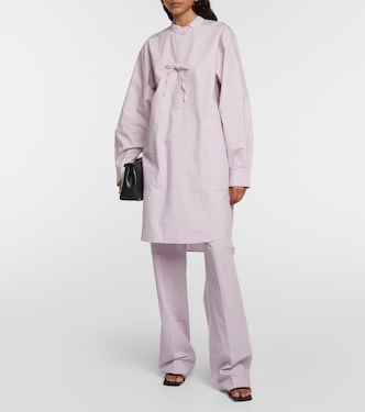 Minikleid aus einem Baumwollgemisch | Toteme