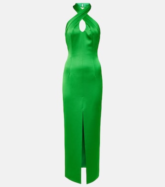 Vestido midi de satén | Rasario