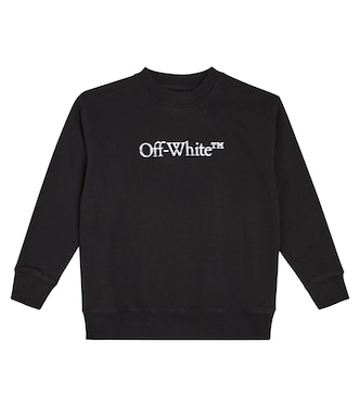 Sudadera en jersey de algodón con logo | Off-White Kids