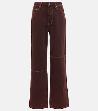 Jeans rectos Izey de tiro alto | Ganni
