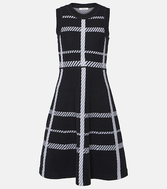 Vestido midi de mezcla de lana a cuadros | Dorothee Schumacher
