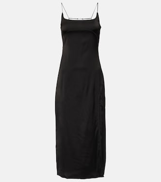 Vestido midi La Robe Notte de satén | Jacquemus