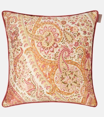 Embroidered cotton cushion | Etro