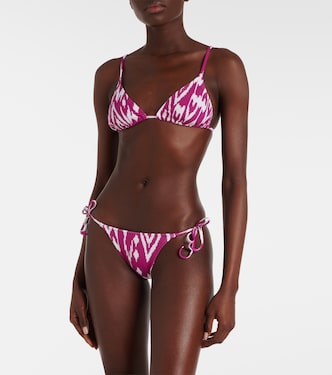 Haut de bikini triangle Sun imprimé | Eres