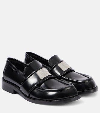 Mocasines de piel con logo | Acne Studios