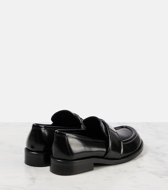 Mocassins en cuir à logo | Acne Studios