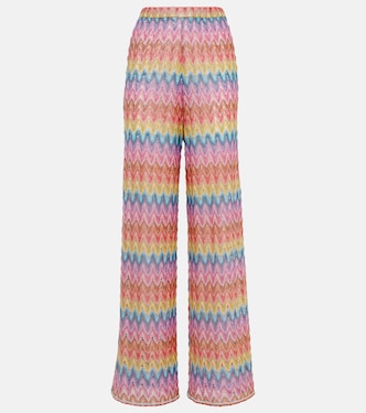 Pantalon ample Zig Zag en coton mélangé | Missoni