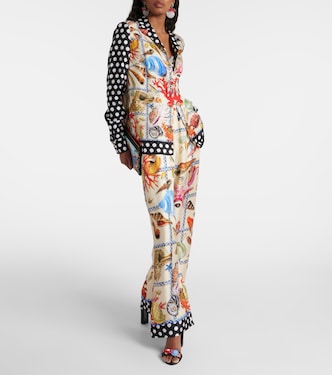 Camicia Capri in seta con stampa | Dolce&Gabbana