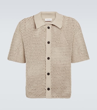 Open-knit cotton cardigan | Frame