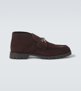 Desert Boots Horsebit aus Veloursleder | Gucci