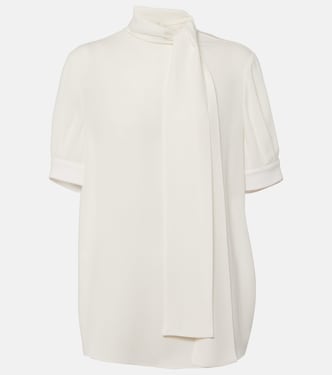 Silk georgette blouse | Valentino