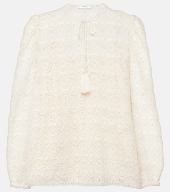 Blusa in pizzo di cotone | Frame