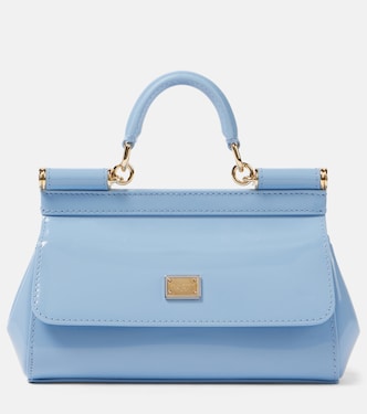 Sicily Small patent leather tote bag | Dolce&Gabbana