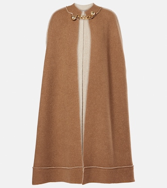 Mantella in bouclé di misto lana  | Stella McCartney