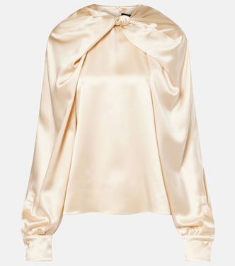 Elegante - Blusa Key in raso di seta | Max Mara