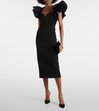 Ella puff-sleeve midi dress | Rebecca Vallance