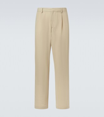 Pantalon de costume en coton et laine | Auralee