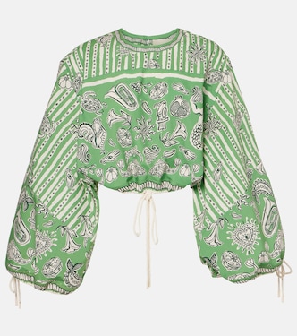 Cropped-Top Lula aus Baumwolle | Alémais