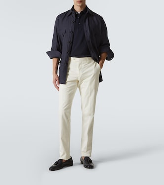 Polo in cotone e seta | Lardini