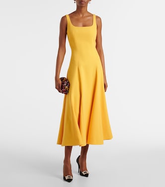 Abito midi Neith in crêpe | Emilia Wickstead
