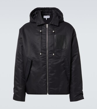 Jacke mit Leder | Loewe