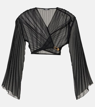 Cropped-Top Safety Pin | Versace