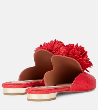 Couturier appliqué mules | Aquazzura