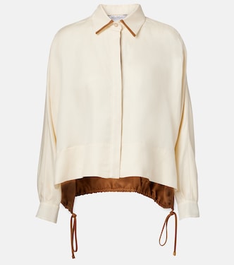 Blusa Biacco in lino e seta | Max Mara