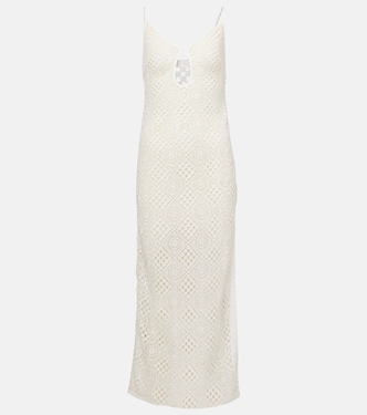 Rayure crochet cotton maxi dress | SIR